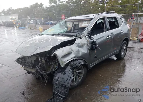 2016 Nissan Rogue Sl z USA, uszkodzony, nr VIN 5N1AT2MV7GC750027